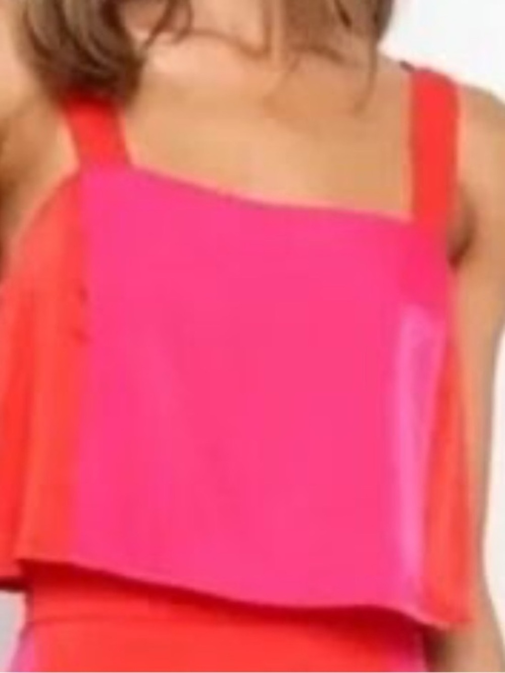 NWT Petal & Pup Lula Crop Top in Red/Pink SOLD OUT in XS